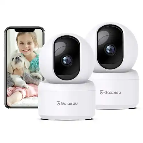 Image from Pirate Deals | Preisfehler, Angebote, Schnäppchen, Rabatte & Freebies: GALAYOU 2K Überwachungskamera innen, Babyphone mit Kamera Überwachung ...