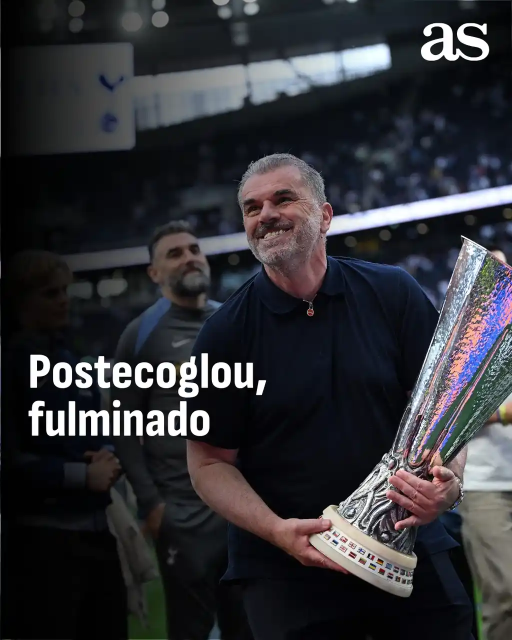 Image from Diario AS: 😞 Ganas el primer trofeo de tu club en 17 años y así te lo agradecen:...