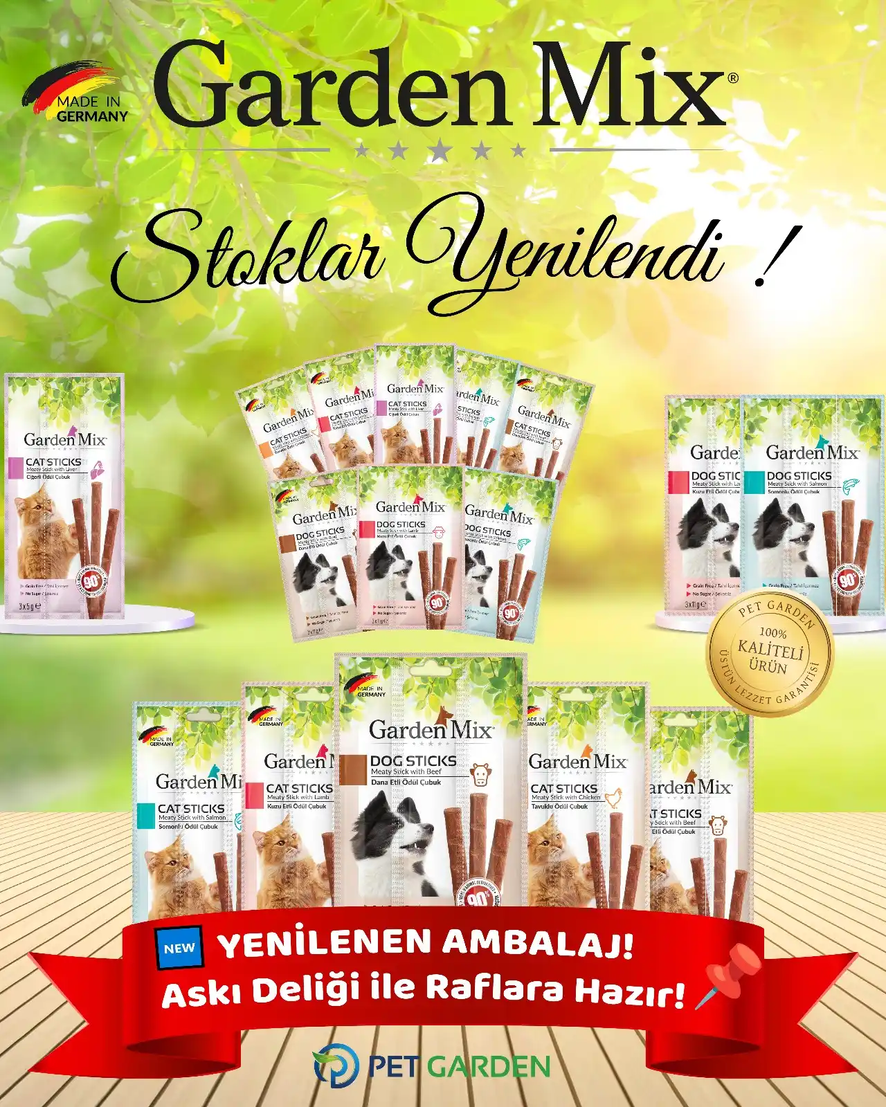 Image from Pet Garden: 🌿 Garden Mix stokları yenilendi! 🐶🐱 Lezzetiyle minik dostlarımızın ...