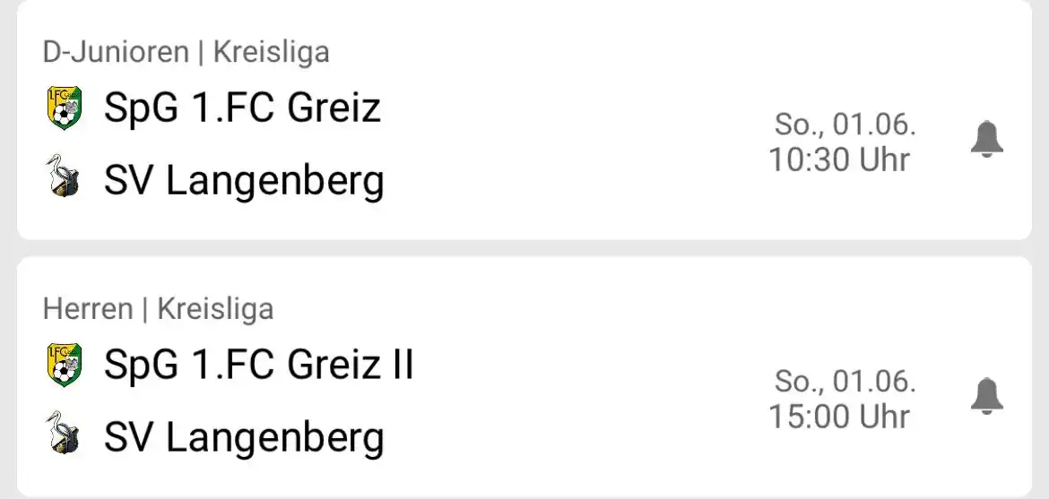 Image from SV Langenberg e.V. : Greizer Festspiele am Sonntag ☀️ Für das 10:30 Uhr-Spiel reisen die ...