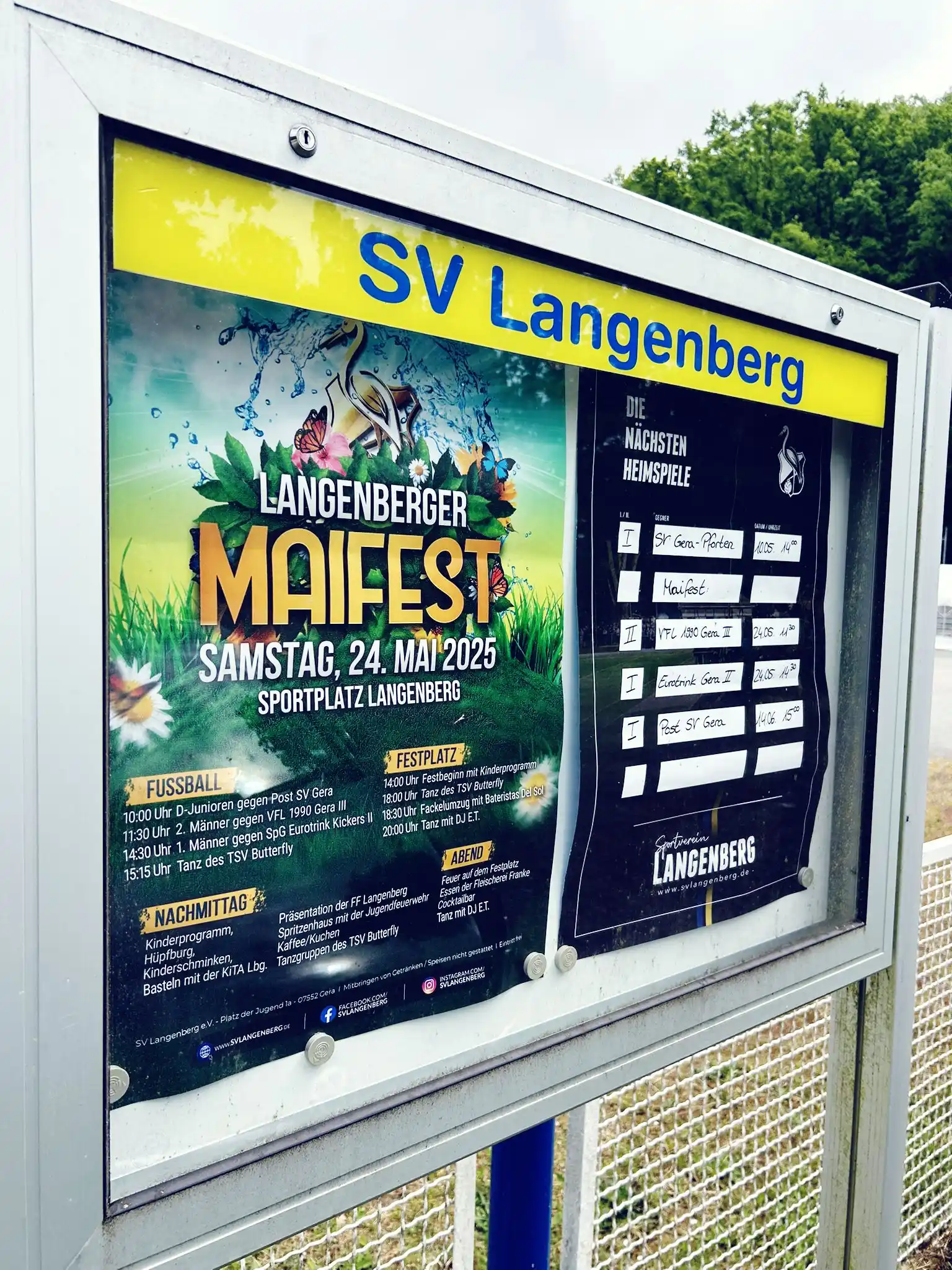 Image from SV Langenberg e.V. : Guten Morgen verrücktes Langenberger Volk 💙💛 Heut ist es soweit: Ma...