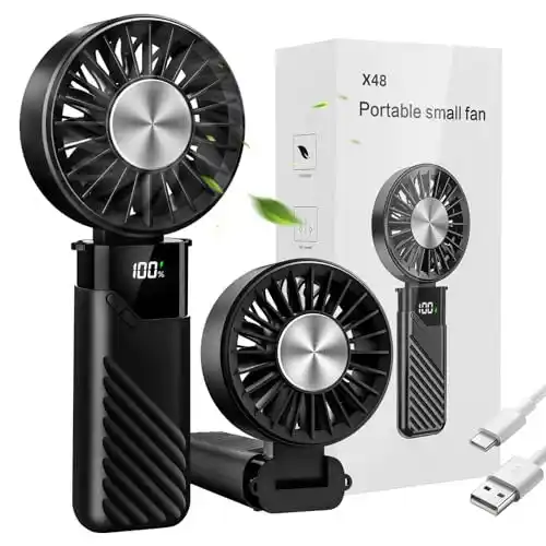 Image from Pirate Deals | Preisfehler, Angebote, Schnäppchen, Rabatte & Freebies: Handventilator, Portable Mini Ventilator Akku Aufladbar, USB Hand Pirα...