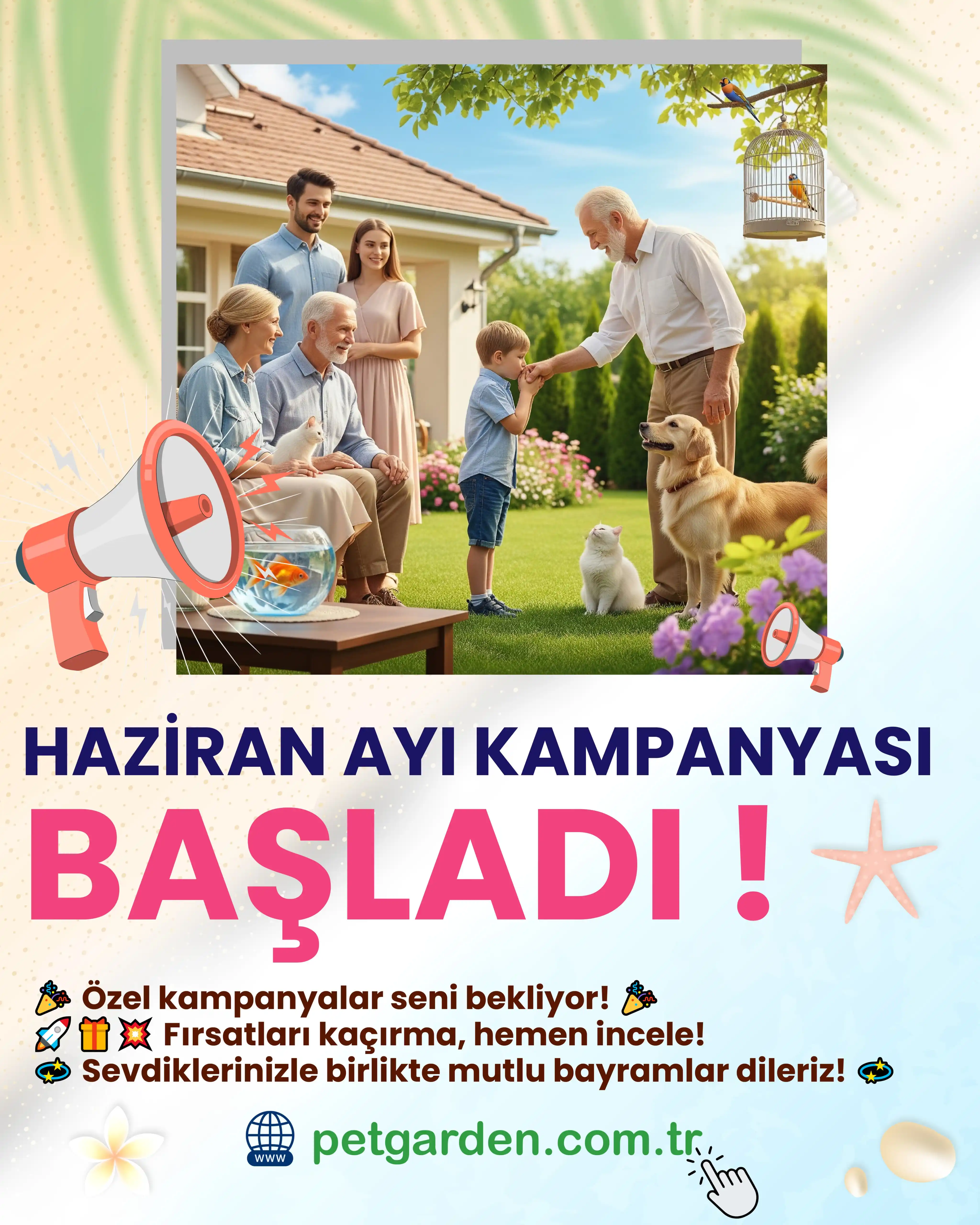 Image from Pet Garden: 🐾 HAZİRAN FIRSATLARI BAŞLADI! 🎉 Evcil dostlarını mutlu etmenin tam z...