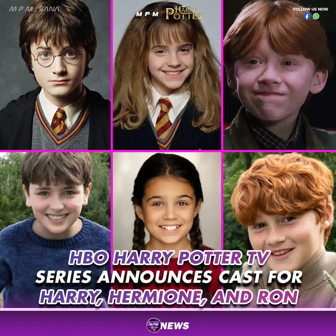 Image from MpM Reminders | 🔔: *HBO _Harry Potter_ remake series එකේ හැරී, හර්මයිනි හා රොන් යන ප්රධා...