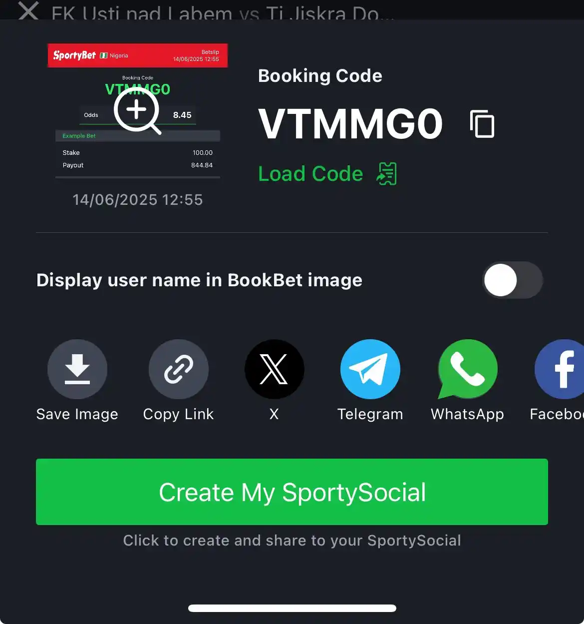 Image from Corrosive Verified Bet Tips Channel ⚠️: Here we go!!!🍀🍀🍀🍀 Sporty Code 👉VTMMG0...