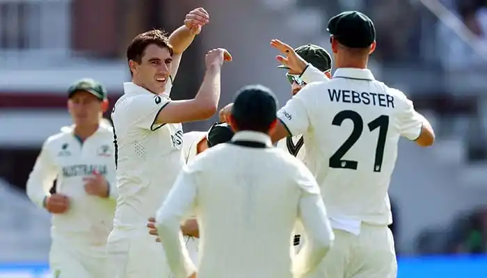 Image from @eagle_cric: ICC WORLD TEST CHAMPIONSHIP FINAL 2025: Final • London, AUS, 212, RSA...