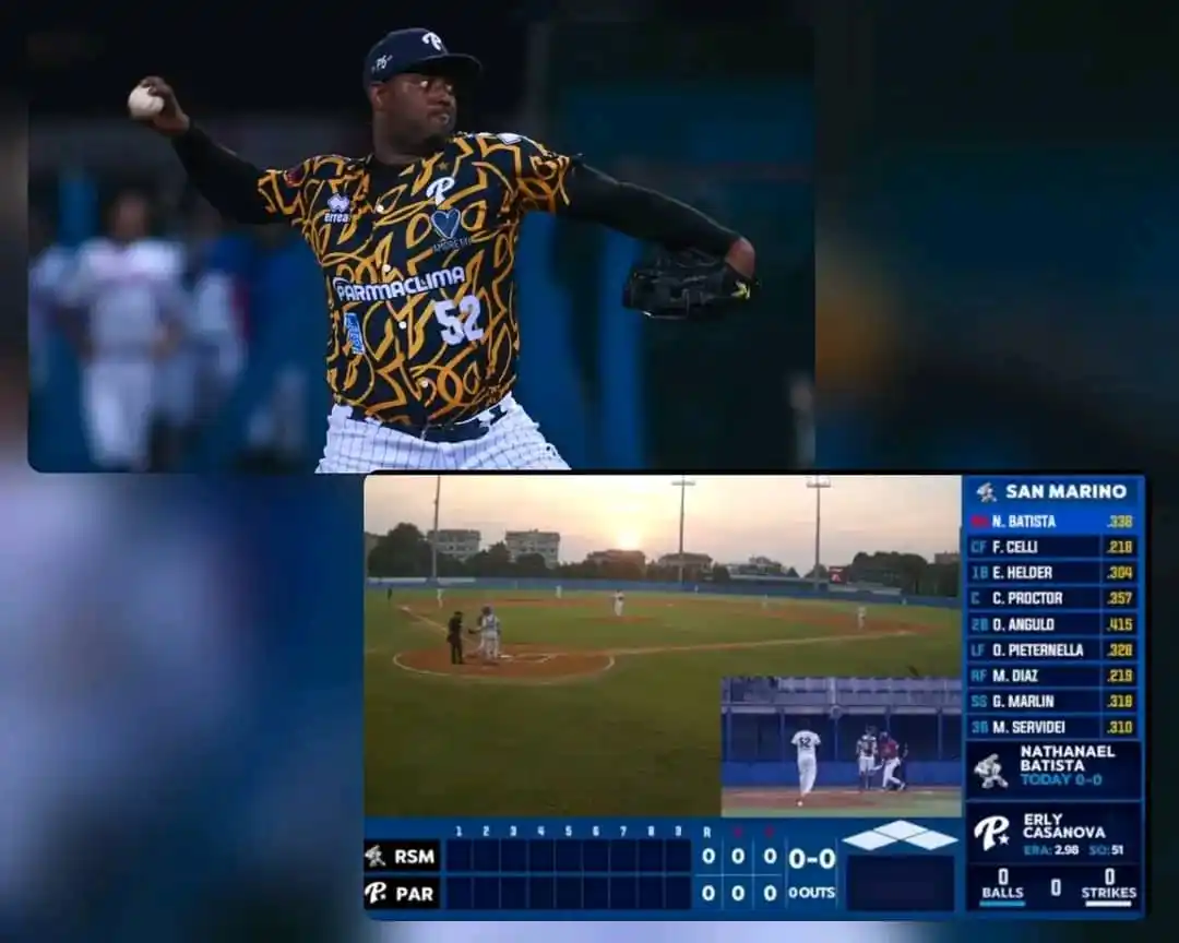 Image from PinarEnVivo 📻🎙💚⚾️: *🇮🇹 El lanzador pinareño Erly Casanova (Parma Clima) sumó otra salid...