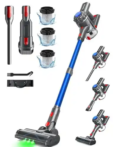Image from Pirate Deals | Preisfehler, Angebote, Schnäppchen, Rabatte & Freebies: Ivormentico Akku Staubsauger, Staubsauger Kabellos 50Mins/40KPA/450W, ...