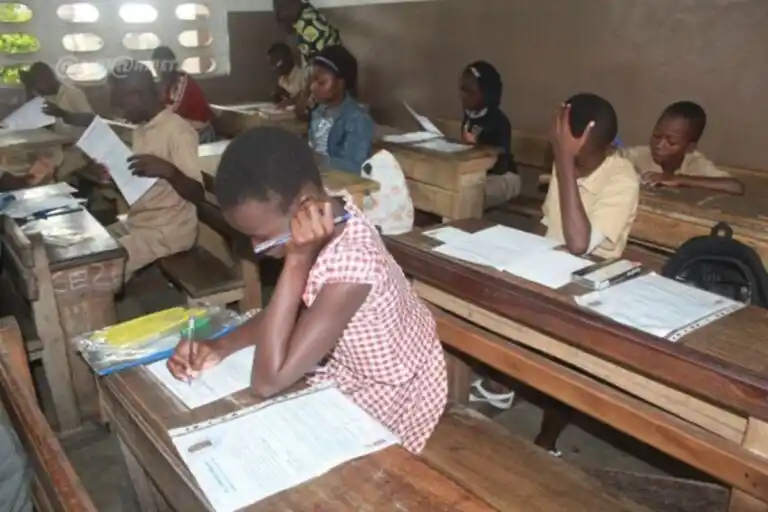 Image from Agence Ivoirienne de Presse: L’Ecole primaire publique (EPP) de Kinneu, village situé à environ 10 ...