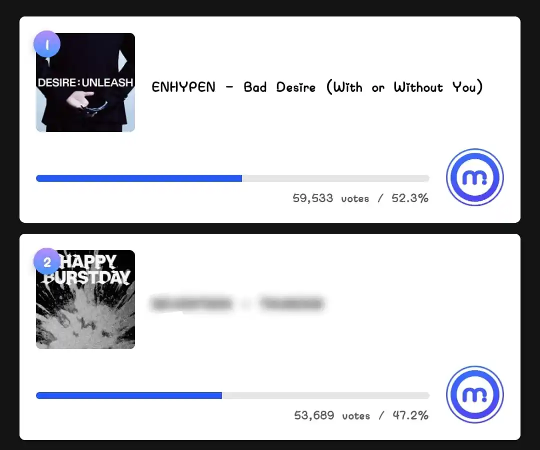 Image from πππππππ ππππ ππππππ: LIVE VOTING DI MUBEAT UDAH DIMULAI π: https://mubeat.applink.info/5r...