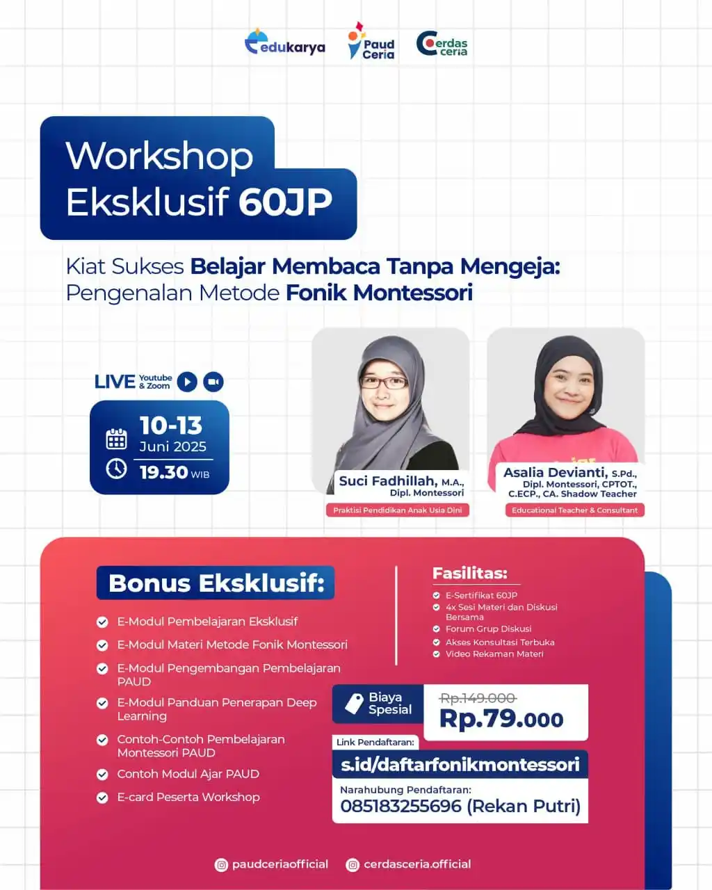 Image from SEPUTAR PAUD: *MALAM INI WORKSHOP EKSKLUSIF GURU PAUD DIMULAI 🔥* *Kesempatan terak...