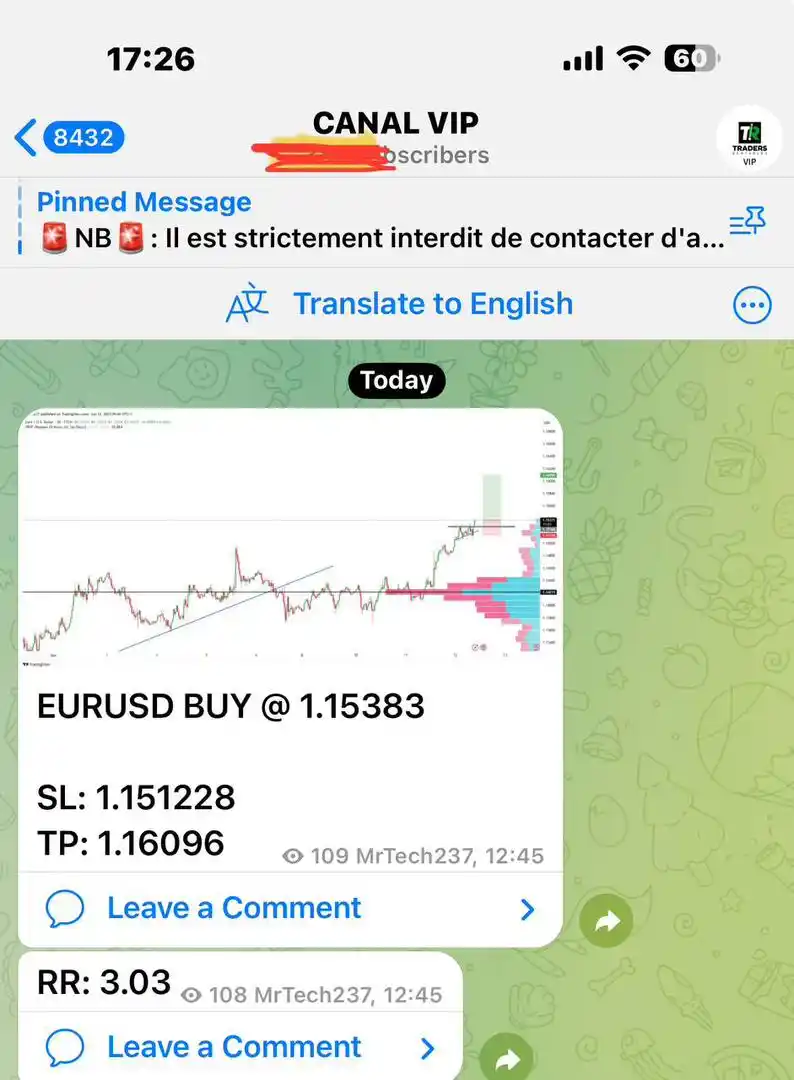 Image from Traders Rentables✅📊: Massivement en profit dans le canal vip sur l’EURUSD +730 pips 🔥...