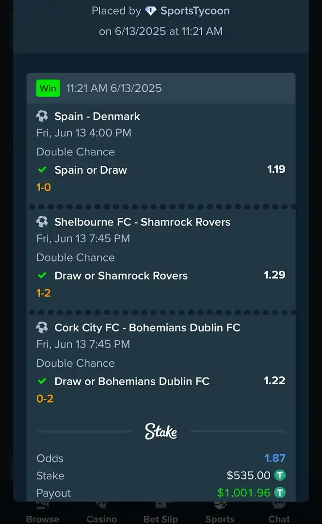 Image from Josh2Funny: *MAX BET TICKET WON ON STAKE!!!* ✅💵🔥✅💵💥✅💵🔥✅ 💵 $1,000 won & pa...