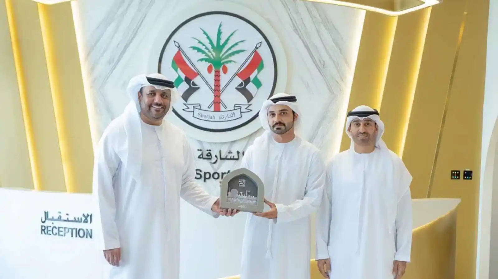 Image from Sharjah24: نظّم مجلس الشارقة الرياضي حفلاً لتكريم البطل الإماراتي في الرياضات الج...