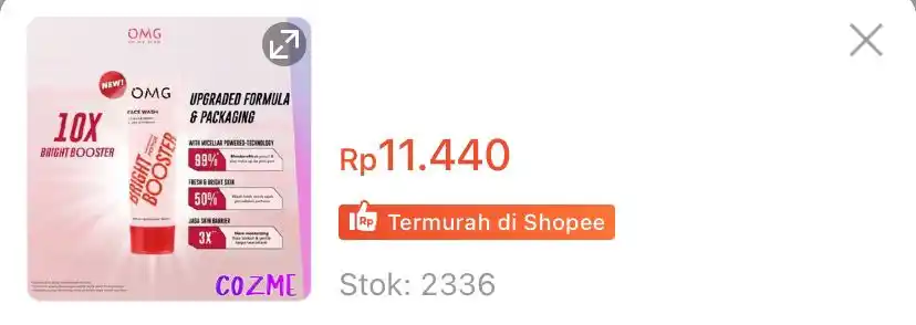 Image from KODE VOUCHER SHOPEE 🛒 : OMG Oh My Glow Peach Glowing Face Wash All Skin Types 50mL https://s.s...