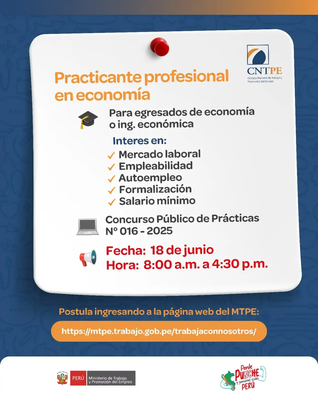 Image from Bolsa de Trabajo - UNMSM: 👩💻🧑💼 ¡Oportunidad de Prácticas Profesionales! 🌟 💡 Practicante...