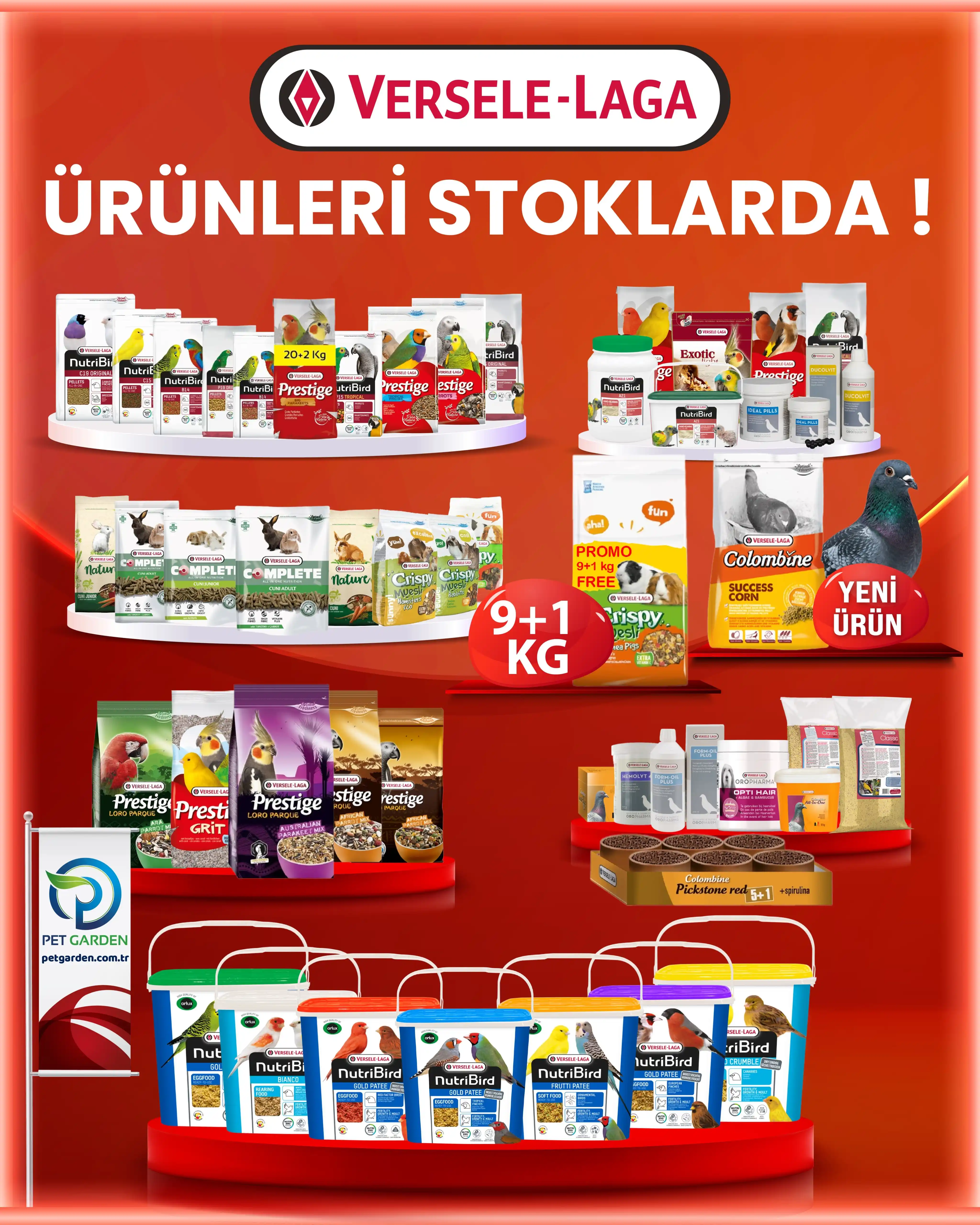 Image from Pet Garden: 🐦✨ Pet Garden’da Versele-Laga Ürünleri Stoklarda! 🐥 En sevilen kuş y...