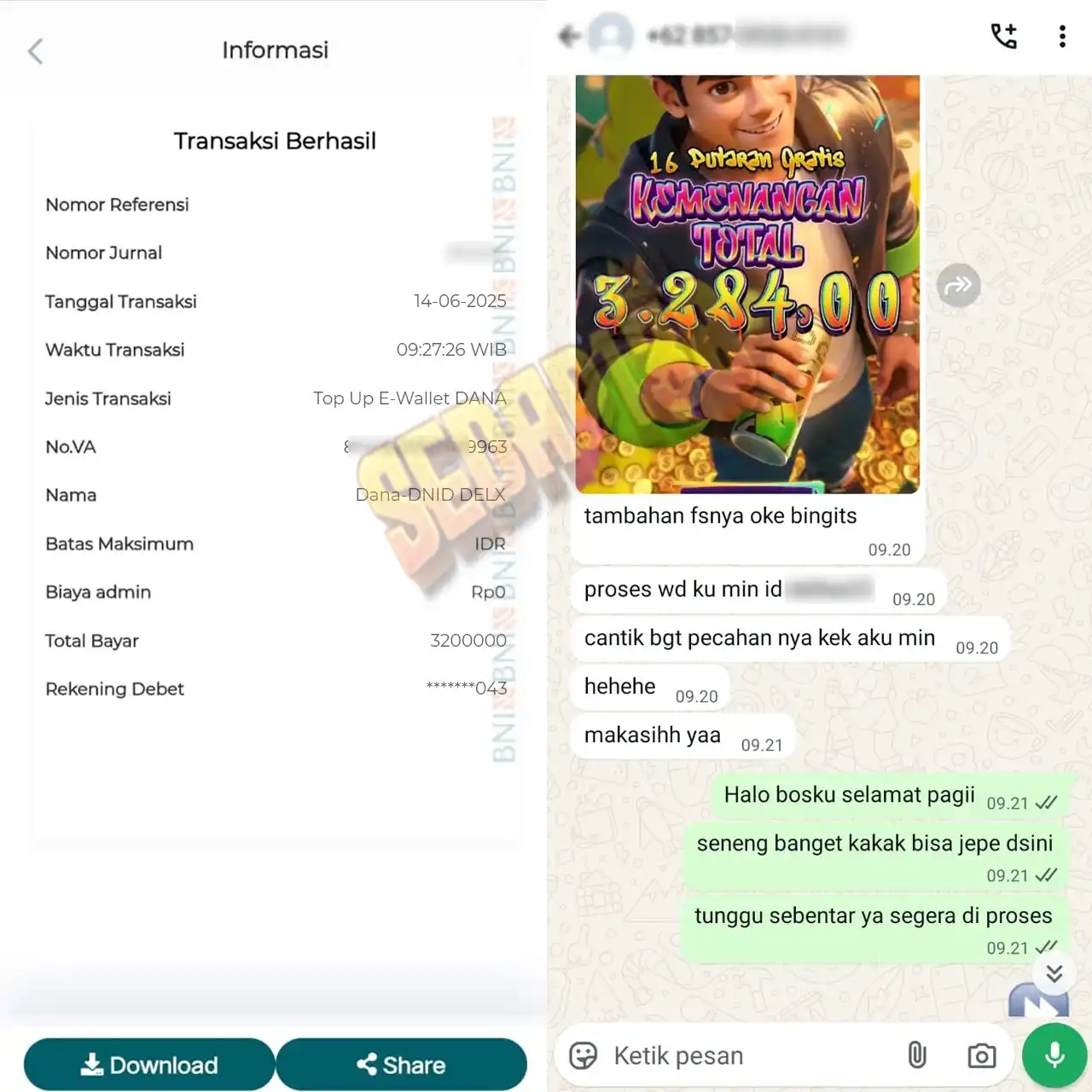 Image from Sticker anomali: Raih kemenangan seperti kakak diatas,,dapat jackpot di game baru pgsof...