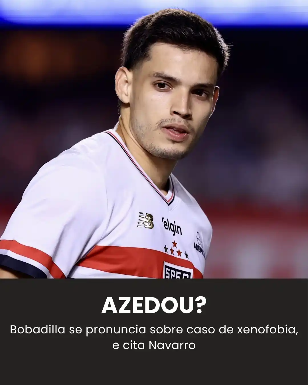Image from Bolavip | Sou São Paulo: RAPAZ! 🔥💣 Bobadilla presta depoimento sobre caso de xenofobia, e... ...