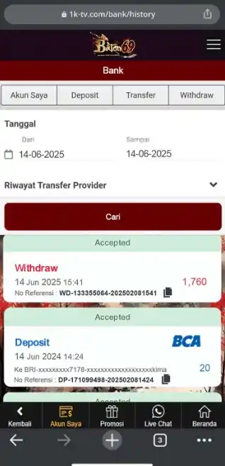 Image from ππ’πππ¬ π¬π‘π¨π₯ππ°ππβ¨: saat nya daget ygy kalah? bisa ambil saldo nya kembali hanya di BARON6...