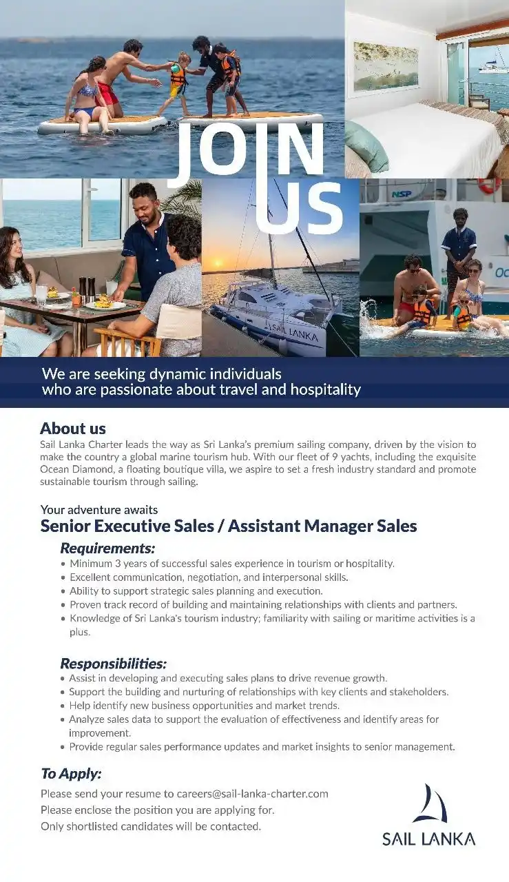 Image from Jobs & Interns: Set Sail with Us! 🌊 Are you a sales superstar with a passion for the...