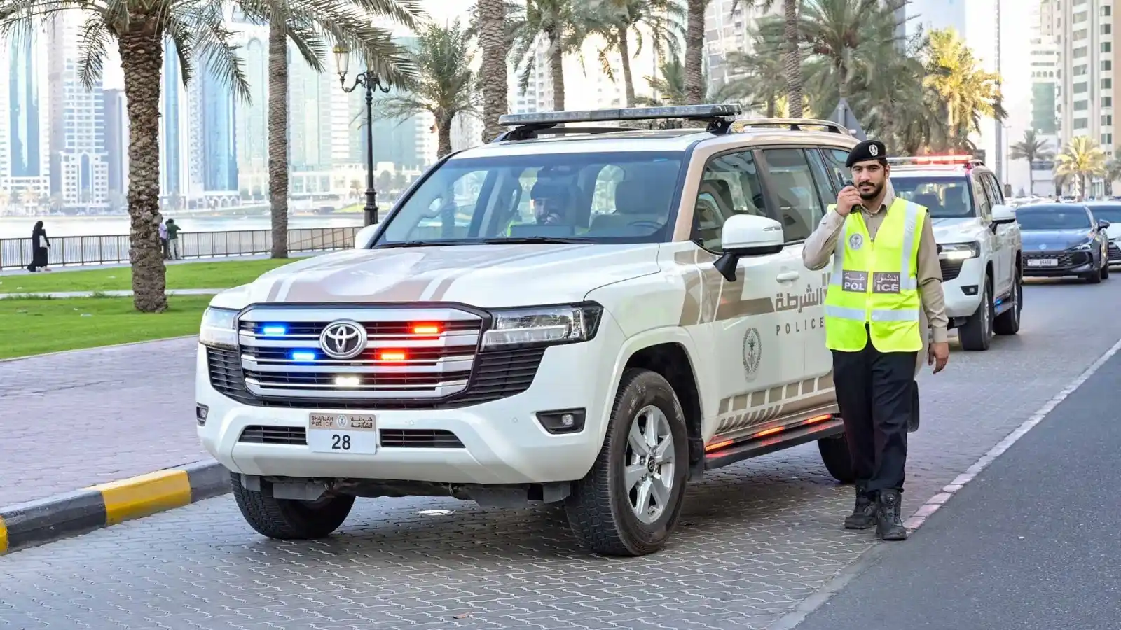 Image from Sharjah24: سجلت القيادة العامة لشرطة الشارقة؛ انخفاض معدل الوفيات الناتجة عن الحو...