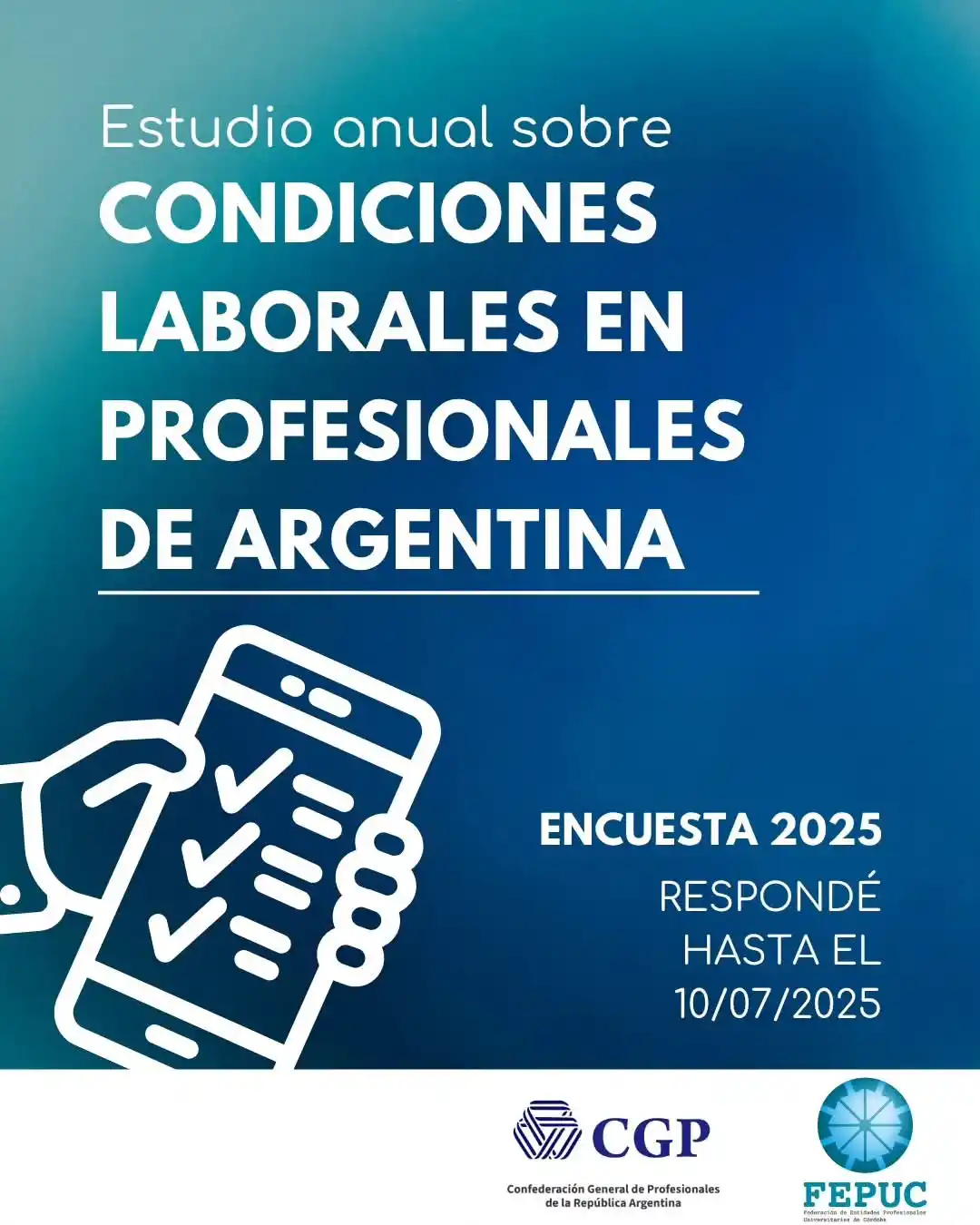 Image from Colegio de Psicólogos de La Rioja: 📢 ¿Sos profesional en Argentina? Tu experiencia importa. Desde la Co...