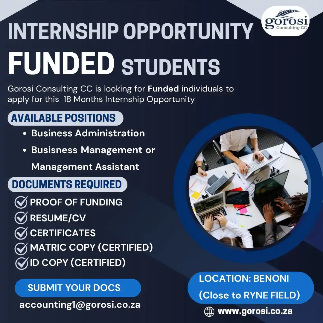 Image from Ghost-Lady Internships Channel: Straight from the recruiter *Internship Opportunity for FUNDED Studen...