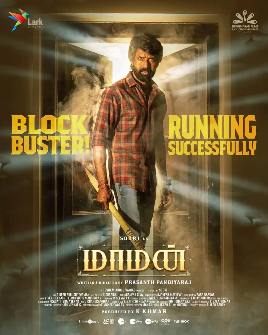 Image from MpM Reminders | 🔔: Superb hold for soori's Maaman in the first working day, yesterday (M...