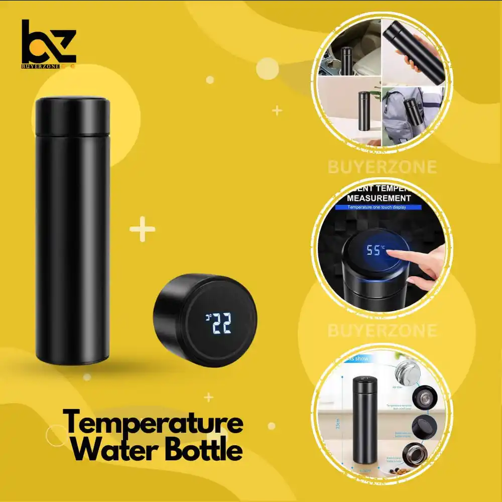 Image from BUYERZONE WHOLESALER: 🔶Temperature Water Bottle 🔶 BZ- Temperature Bottle | Smart Vacuum Fl...