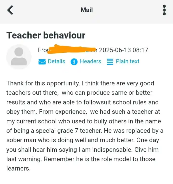 Image from Schools Connect Zimbabwe: Thank for this opportunity. I think there are very good teachers out t...