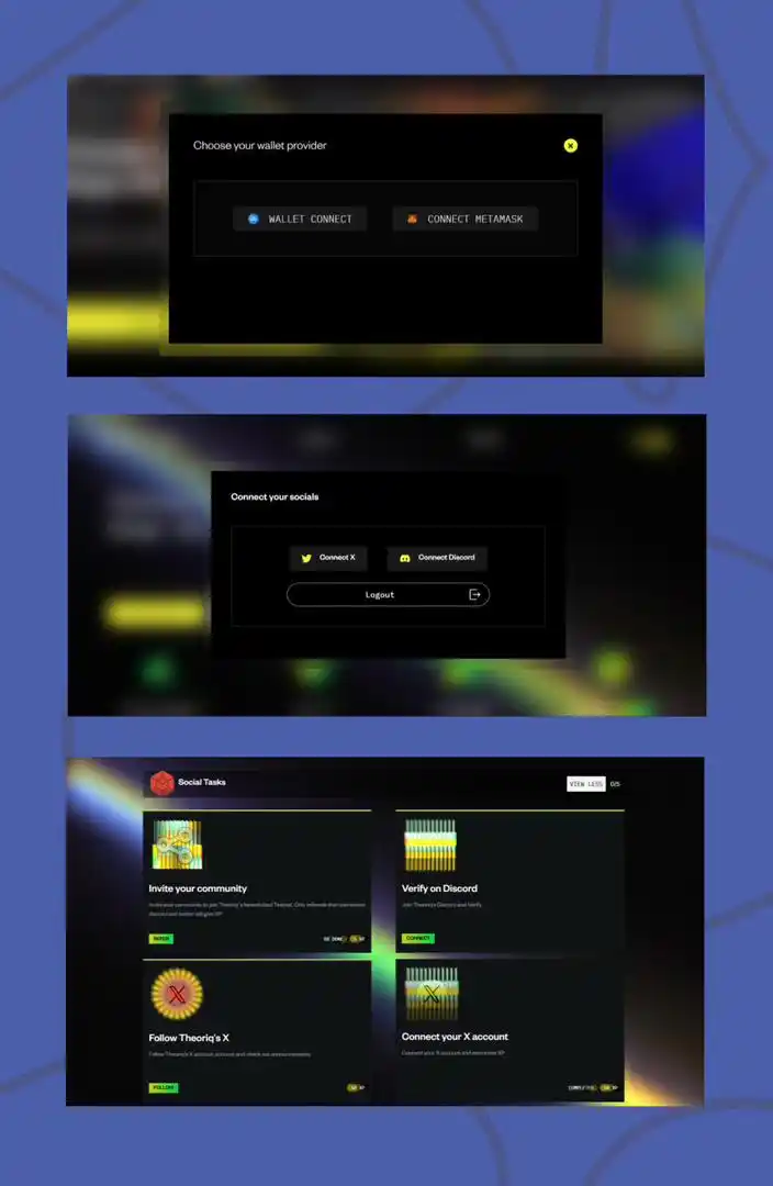 Image from DEYINKA UPDATE ZONE: 🕵️♂️ *THEORIQ COMMUNITY AIRDROP* 💸 Earn XP which will be converted...