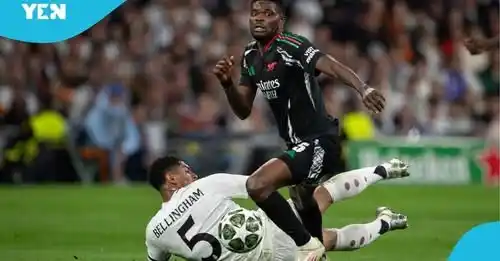 Image from YEN.com.gh Sports News : *Thomas Partey Labels Arsenal’s Champions League Encounter with Real M...