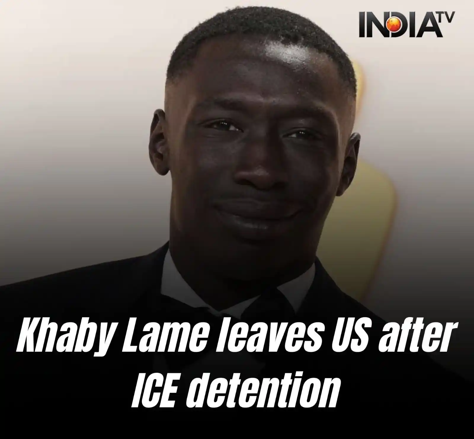 Image from IndiaTv English : TikTok megastar Khaby Lame, known for his silent reaction videos, has ...