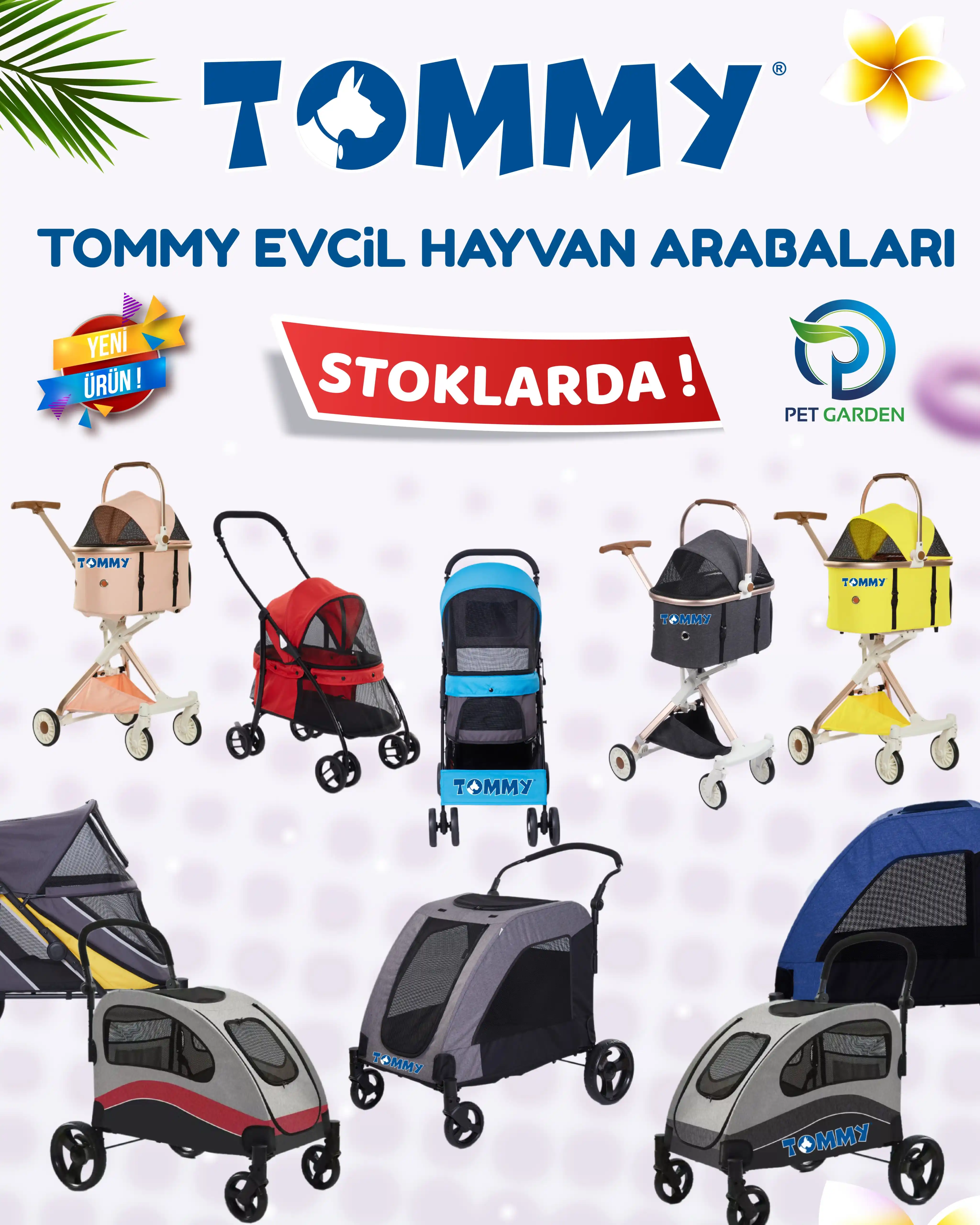 Image from Pet Garden: 🛒 TOMMY EVCİL HAYVAN ARABALARI ŞİMDİ STOKLARDA! 🐶🐱 Evcil dostlarını...