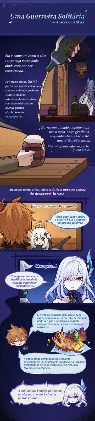 Image from 𝐆𝐞𝐧𝐬𝐡𝐢𝐧 𝐁𝐫𝐚𝐬𝐢𝐥 ༉‧₊˚✧ Leak e noticias!!: ❄️ Uma Guerreira Solitária: Anedotas de Skirk  Olá, Viajante! Venha da...