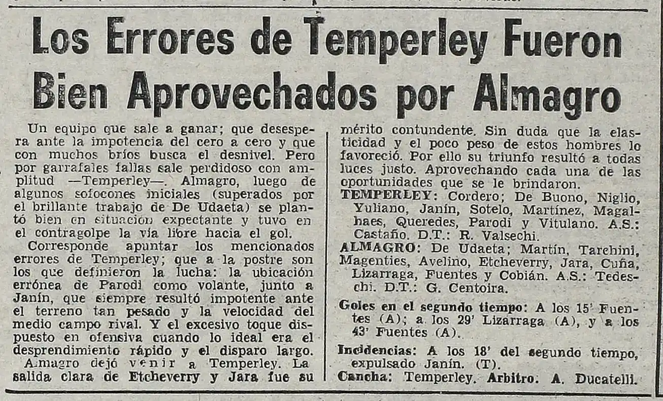 Image from Depto de Historia, Estadisticas y Museo del Club Almagro: <a class="text-blue-500 hover:underline cursor-pointer" href="/hashtag...