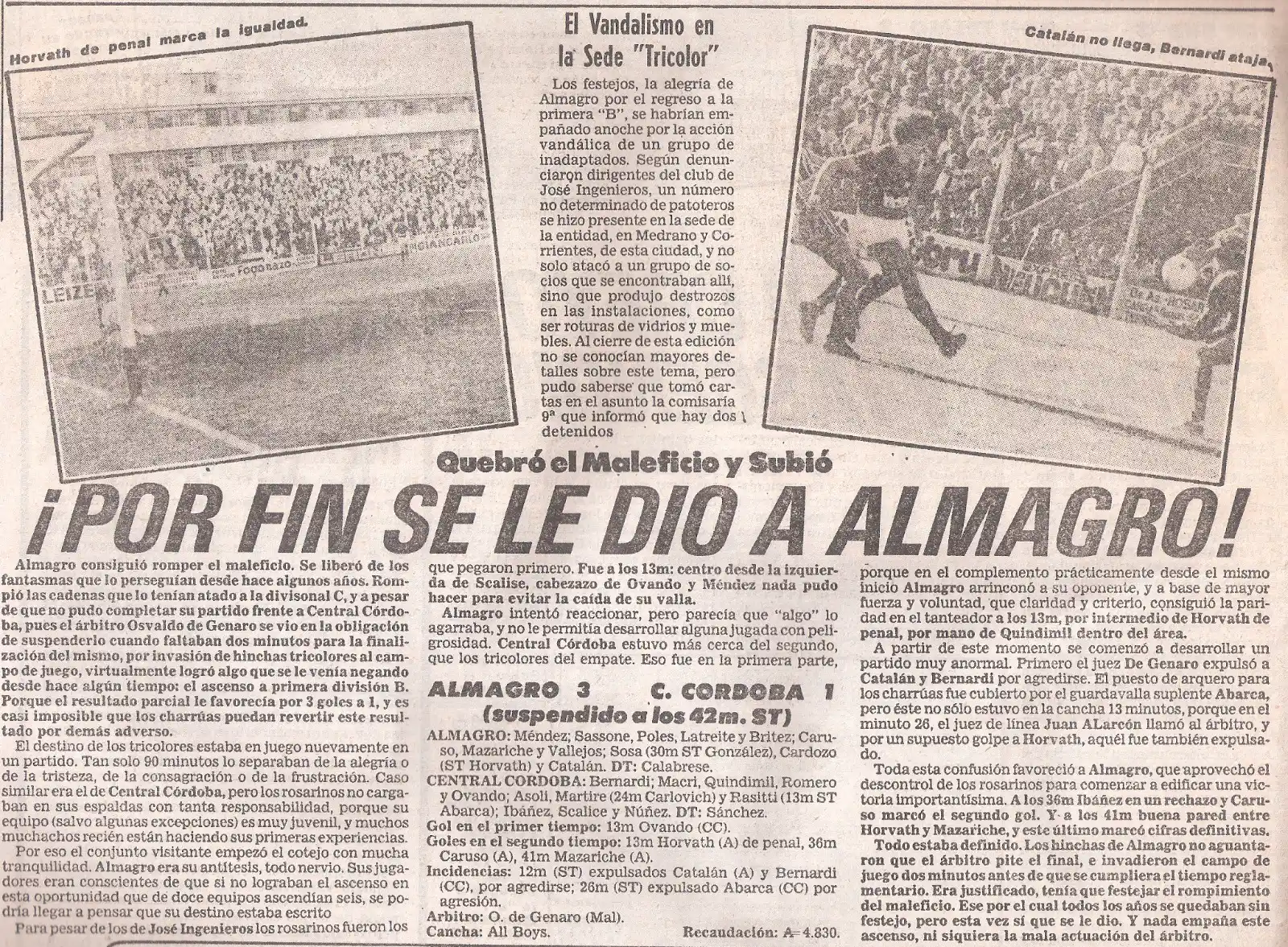 Image from Depto de Historia, Estadisticas y Museo del Club Almagro: <a class="text-blue-500 hover:underline cursor-pointer" href="/hashtag...