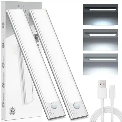 Image from Pirate Deals | Preisfehler, Angebote, Schnäppchen, Rabatte & Freebies: Unterbauleuchte Küche LED Schrankbeleuchtung Bewegungsmelder - Lampe A...