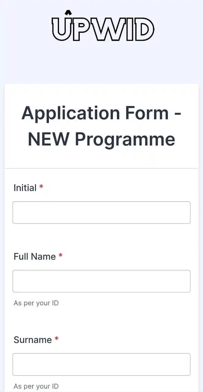 Image from Ghost-Lady Internships Channel: UPWIND FREE ONLINE COURSE Requirements: • CV, ID Copy • Grade 12 Ce...