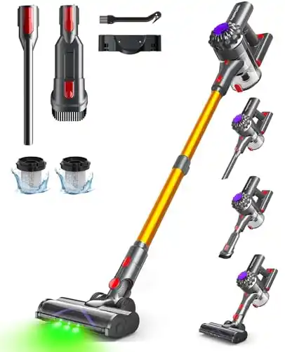 Image from Pirate Deals | Preisfehler, Angebote, Schnäppchen, Rabatte & Freebies: VACTechPro V15 Akku Staubsauger kabellos,35KPa Kabelloser Staubsauger ...