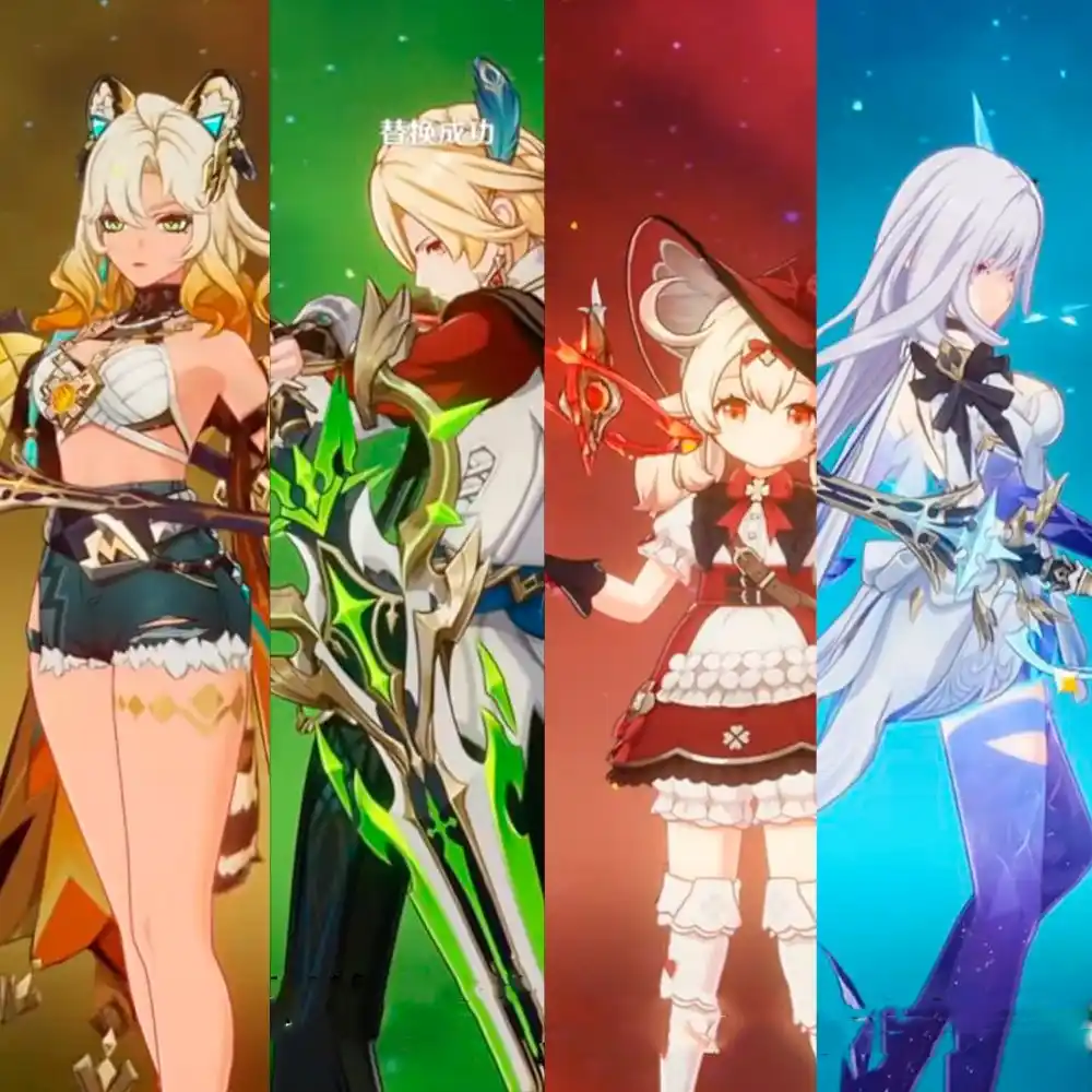 Image from 𝐆𝐞𝐧𝐬𝐡𝐢𝐧 𝐁𝐫𝐚𝐬𝐢𝐥 ༉‧₊˚✧ Leak e noticias!!: ⚠️ VAI SER POSSIVEL OBTER AS SKINS DE ARMA NO GENSHIN SEM PRECISAR COM...