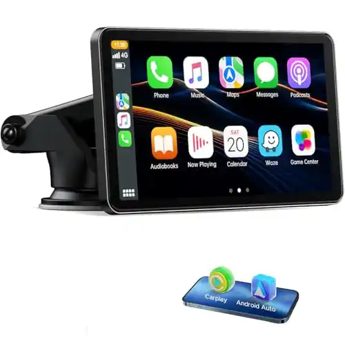 Image from Pirate Deals | Preisfehler, Angebote, Schnäppchen, Rabatte & Freebies: Volam Wireless Carplay Android Auto Display mit 7 Zoll Touchscreen, Mi...