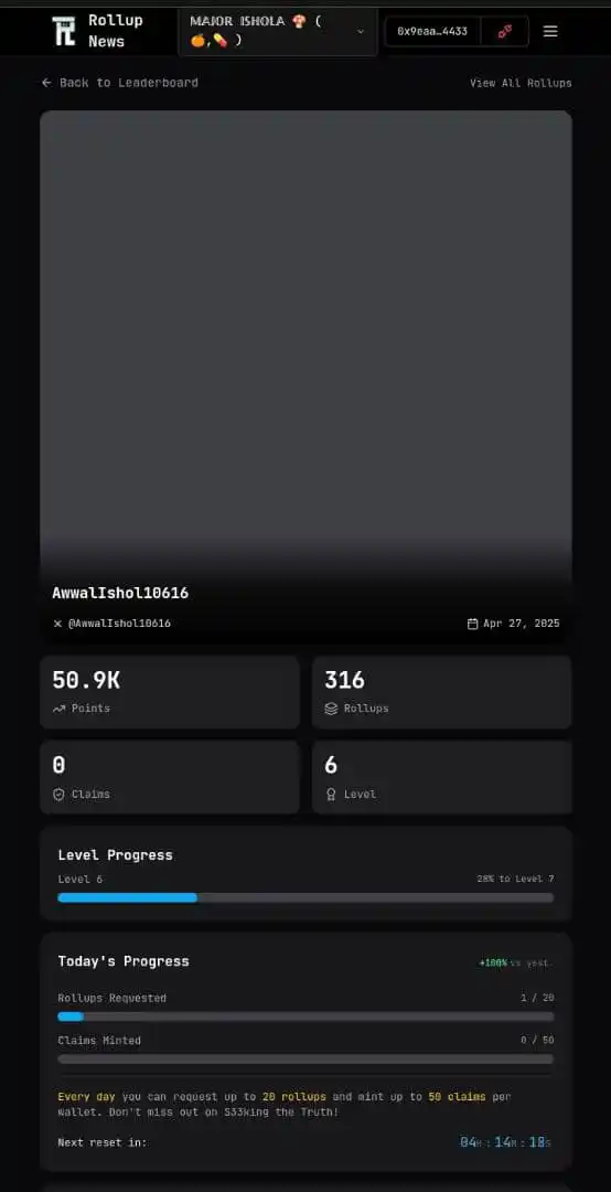 Image from ๐ป๐ผ๐ฝ๐โโโ๐ผ๐ธ๐ โ๐ธ๐น๐ธ๐ ๐: *Wallet connection is live on rollup! ๐ฅ* - Cost $0 - Handpicked by:...