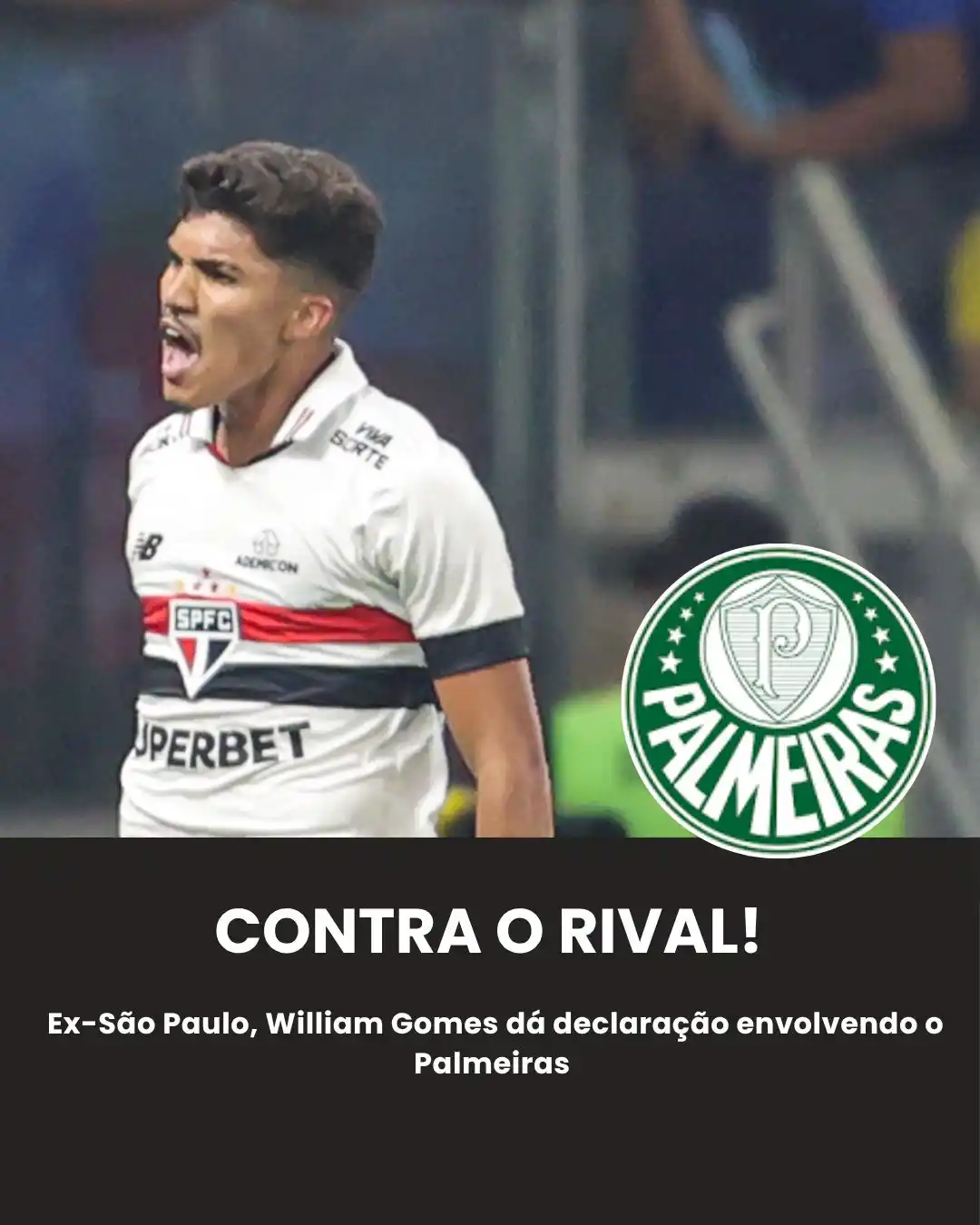 Image from Bolavip | Sou São Paulo: William Gomes aparece contra o rival do Tricolor e… https://dq64.sho...