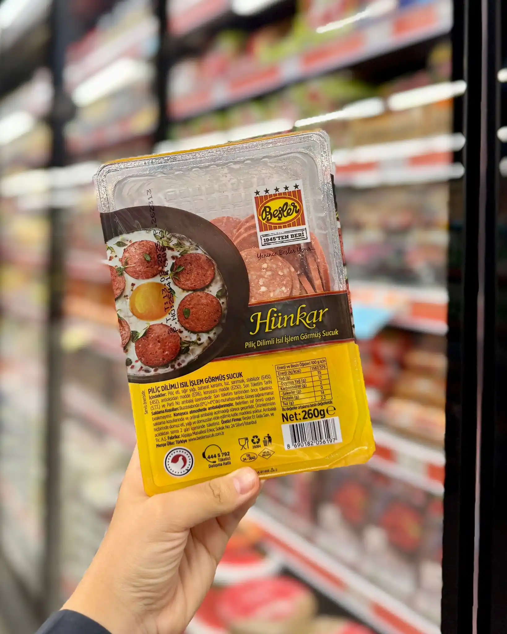 Image from Çağrı Market: *17-27 Mayıs* 🍕*Beşler Hünkar Dilimli Piliç Sucuk 260 gr.* ~95,50₺~ _...