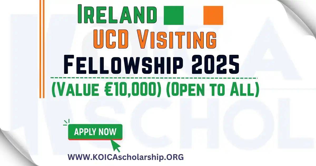 Image from Without IELTS: 3 Months UCD Visiting Fellowship 2025 in Ireland (Value €10,000) App...