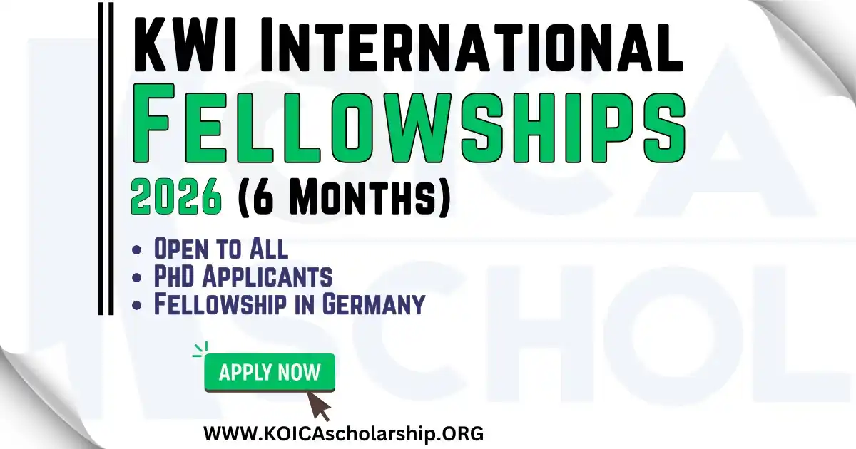 Image from Without IELTS: 6 Months - KWI International Fellowships 2026 in Germany Apply Link:...