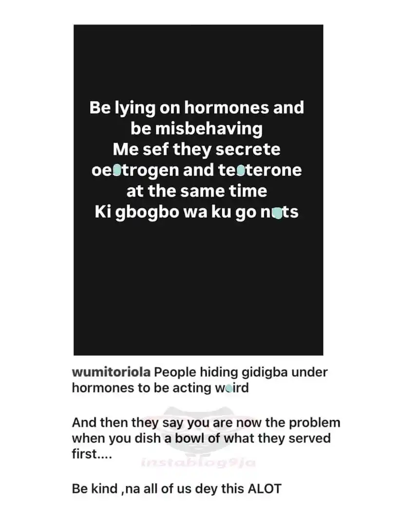 Image from Instablog9ja Network: Actress Wunmi Toriola Addresses Those who use Hormones as Excuses for ...