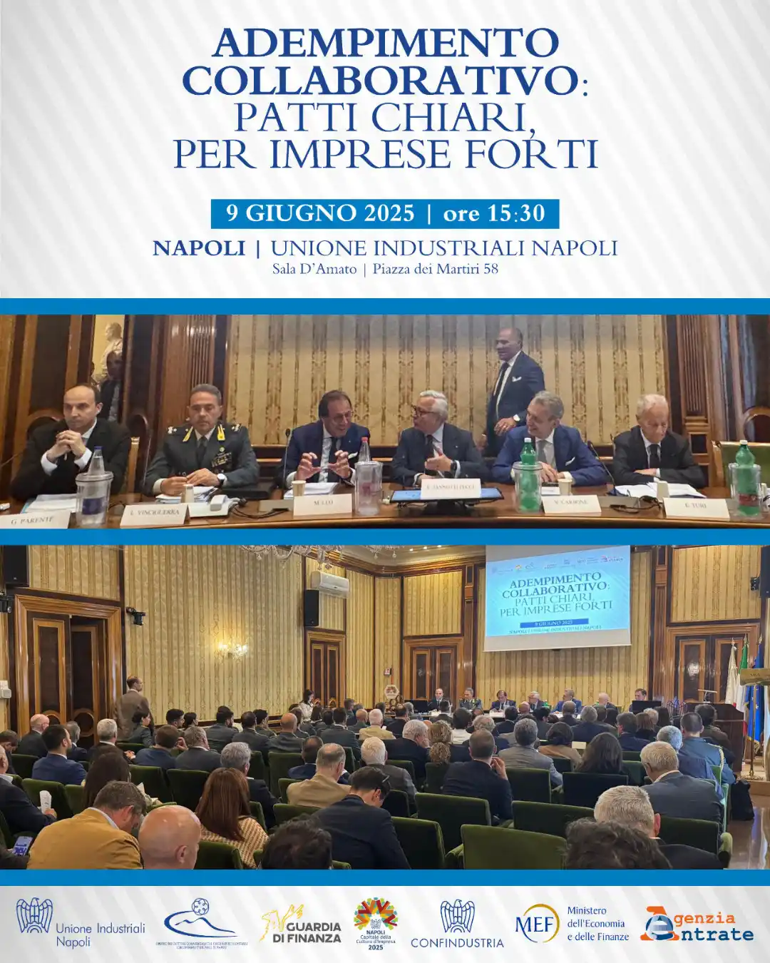 Image from Agenzia delle Entrate: *Adempimento collaborativo*: oggi a *Napoli* il terzo appuntamento di ...